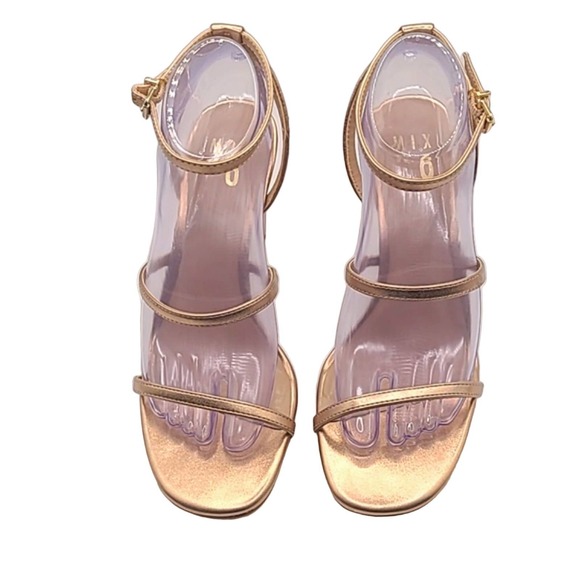 Mix no 6 Aliciana sandals In Rose Gold size 8M - Picture 1 of 6